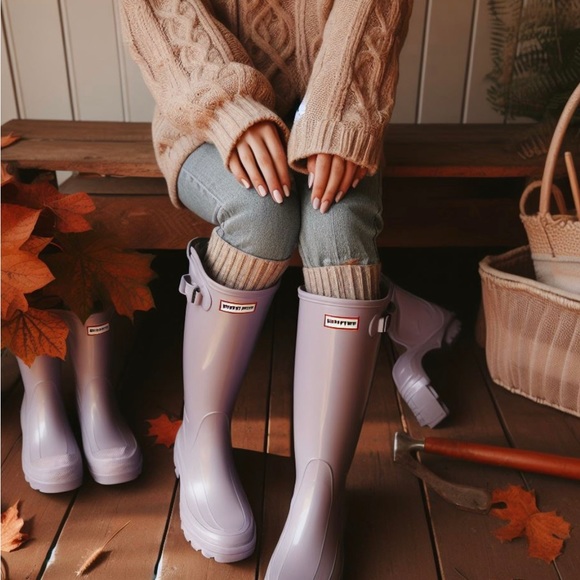 Hunter Boots - Purple - Tall NWOT - Picture 14 of 14